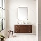 preview thumbnail 4 of 39, James Martin Vanities Amberly 48" Single Vanity, Mid-Century Walnut