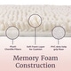 preview thumbnail 10 of 43, 58x24-Inch Bathroom Runner with Non-Slip Backing - Absorbent High-Pile Chenille Memory Foam Bathroom Rug by Windsor Home
