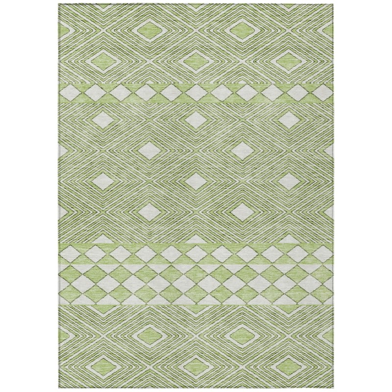 Machine Washable Indoor/ Outdoor Chantille Boho Moroccan Rug
