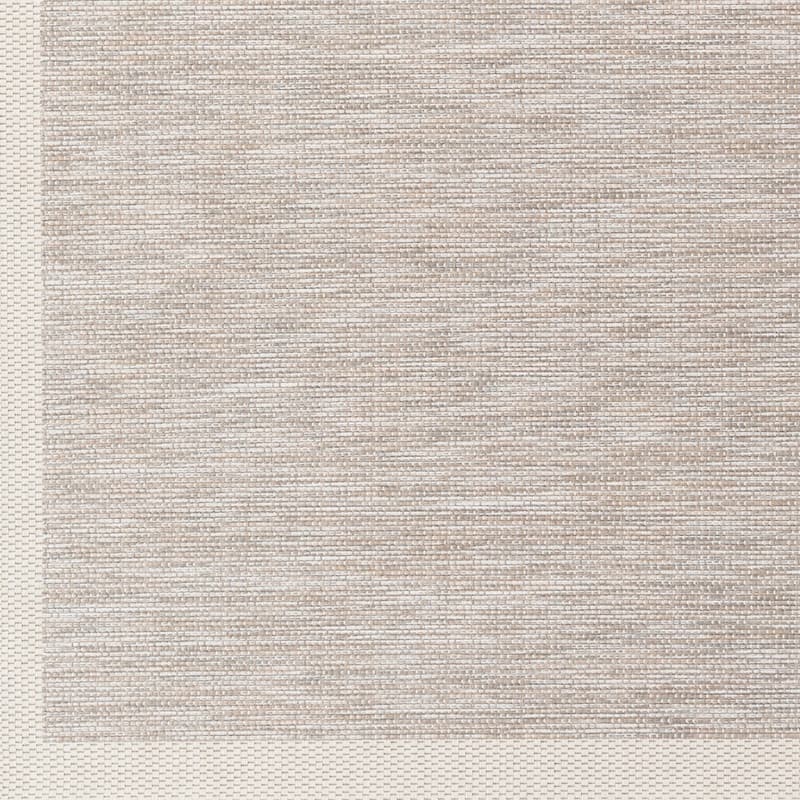 Cammie Solid Bordered Outdoor Area Rug