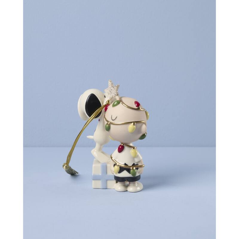 Lenox You're a Christmas Tree Charlie Brown Ornament - 3"L x 2"W x 4"H