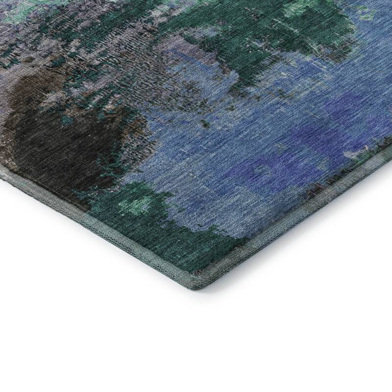 Premium Washable Super Soft Abstract Brushstrokes Mayfield Rug