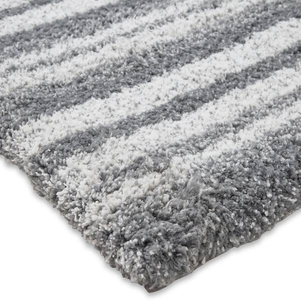 Thick towels in vibrant start any bathroom remodel out with a theme. stripe plush bath rug overstock