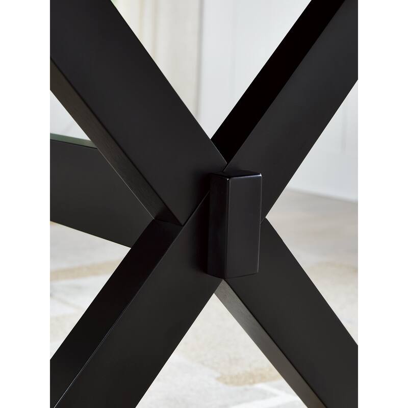 Signature Design by Ashley Wildenauer Black/Brown Dining Table and 2 Chairs and Bench