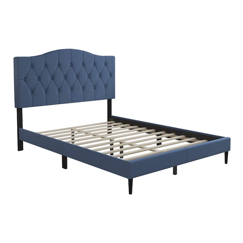 Mason Tufted Upholstered Platform Bed