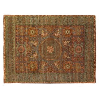 Exquisite Rugs Tabriz Rust / Green New Zealand Wool Rug (8' x 10'). - 8 ...