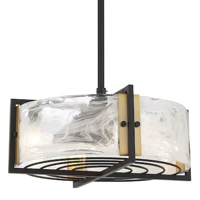Savoy House 24-FD-1698 Hayward 4 Light 23" Wide LED Drum Chandelier
