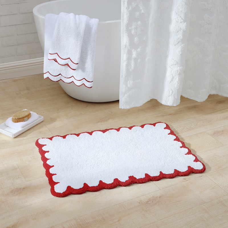 Peri Home Scallop 4-piece Bath and Hand Towel Set