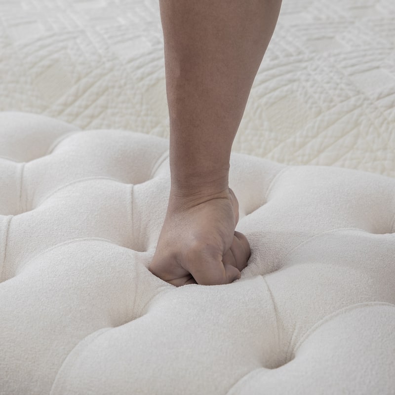 Large Storage Ottoman Bench, End of Bed Bench with Rolled Arms, Wood Legs, Button Tufted Storage Bench with Double Lids