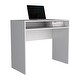 preview thumbnail 6 of 10, 35" Writing Desk with Storage Shelf, Durable Particle Board Office Desk