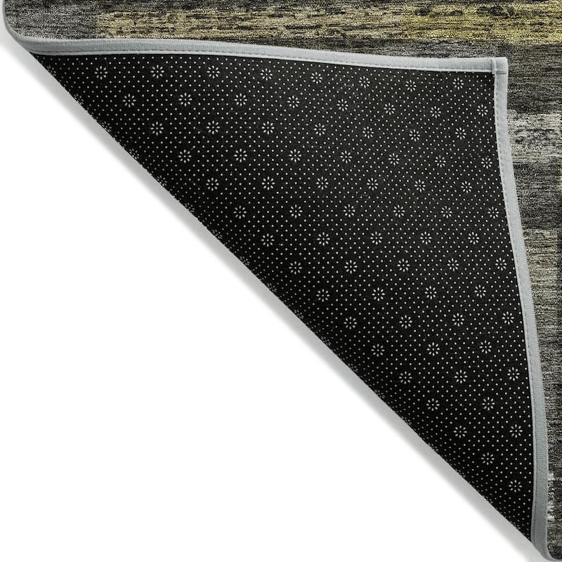 HomeRoots Striped Transitional Rectangle Outdoor Rug