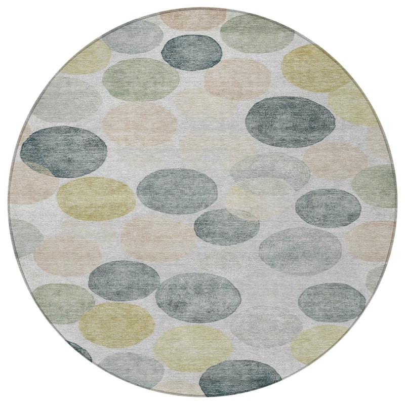 HomeRoots Geometric Transitional Rectangle Outdoor Rug