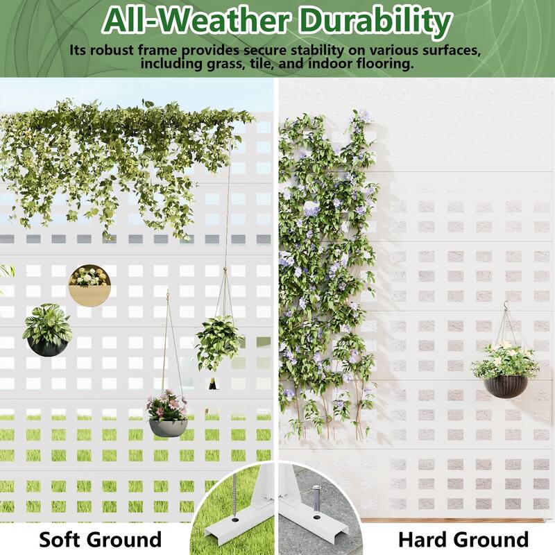 Outdoor Rectangle Privacy Screens Metal Screen Fence Panel