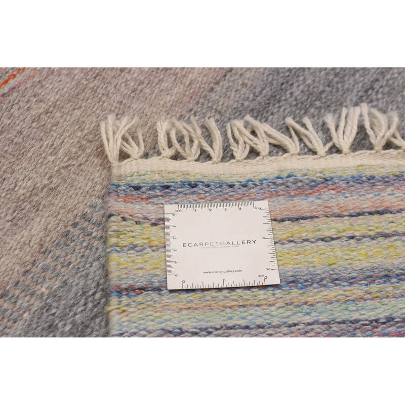Boho Grey Kilim 5'1" x 8'3" - 5'1 x 8'3