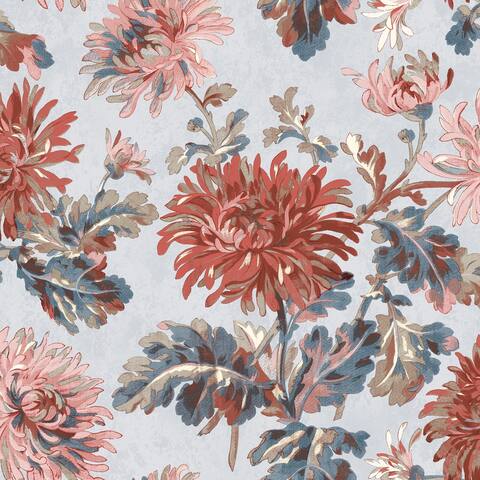 Laura Ashley Maryam Crimson Wallpaper - N/A