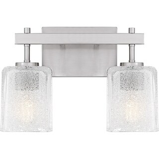 Brenthouse 2-Light Brushed Nickel Bath Light