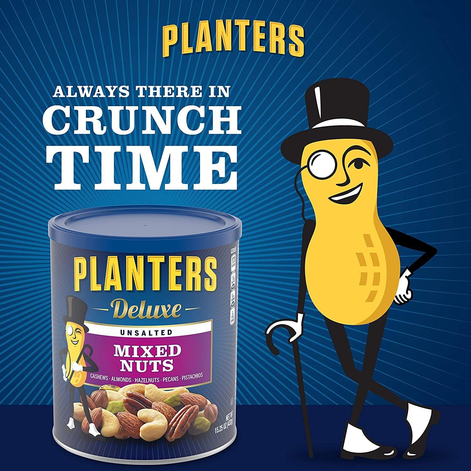 Planters Unsalted Mixed Nuts Planters Trail Mix Nut & Chocolate 6oz