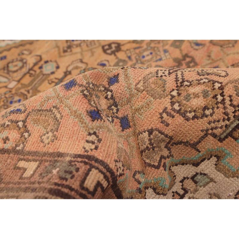 ECARPETGALLERY Hand-knotted Antalya Vintage Copper Wool Rug - 4'9 x 9'7