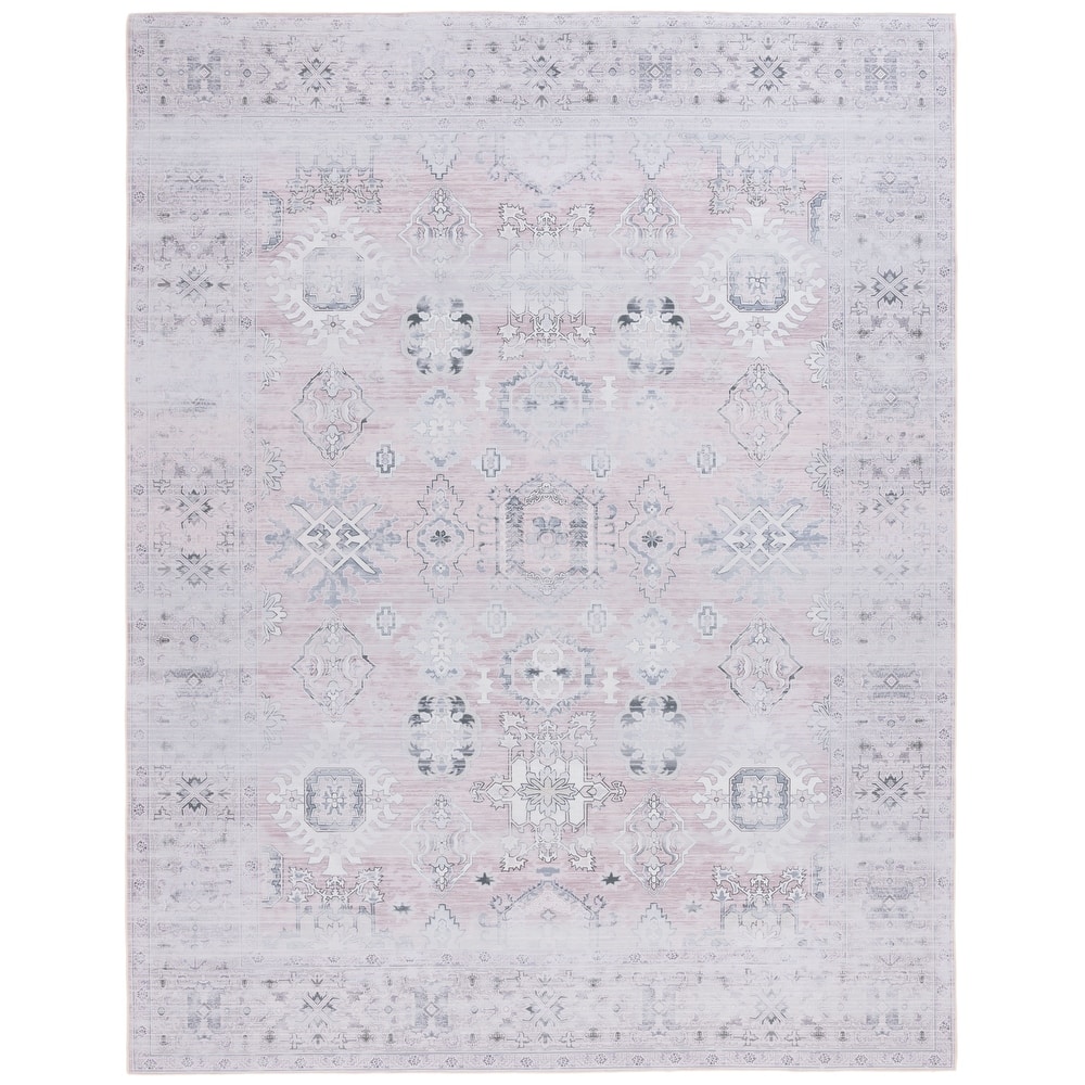 SAFAVIEH Tucson Machine Washable Slip Resistant Dorcas Oriental Medallion