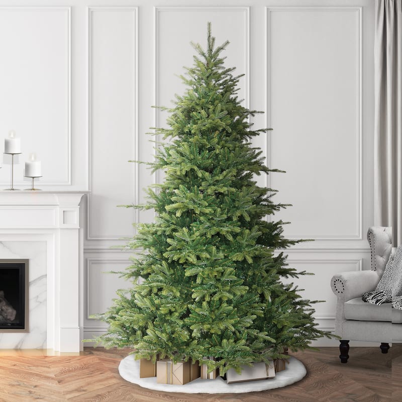 Puleo International 7.5' Pre-Lit Artificial Norwood Fir Tree with 1200 Dual-Color LED Lights