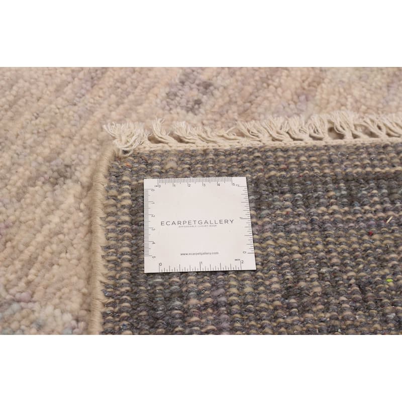 ECARPETGALLERY Hand-knotted Jules Serapi Taupe Wool Rug - 7'10 x 9'10