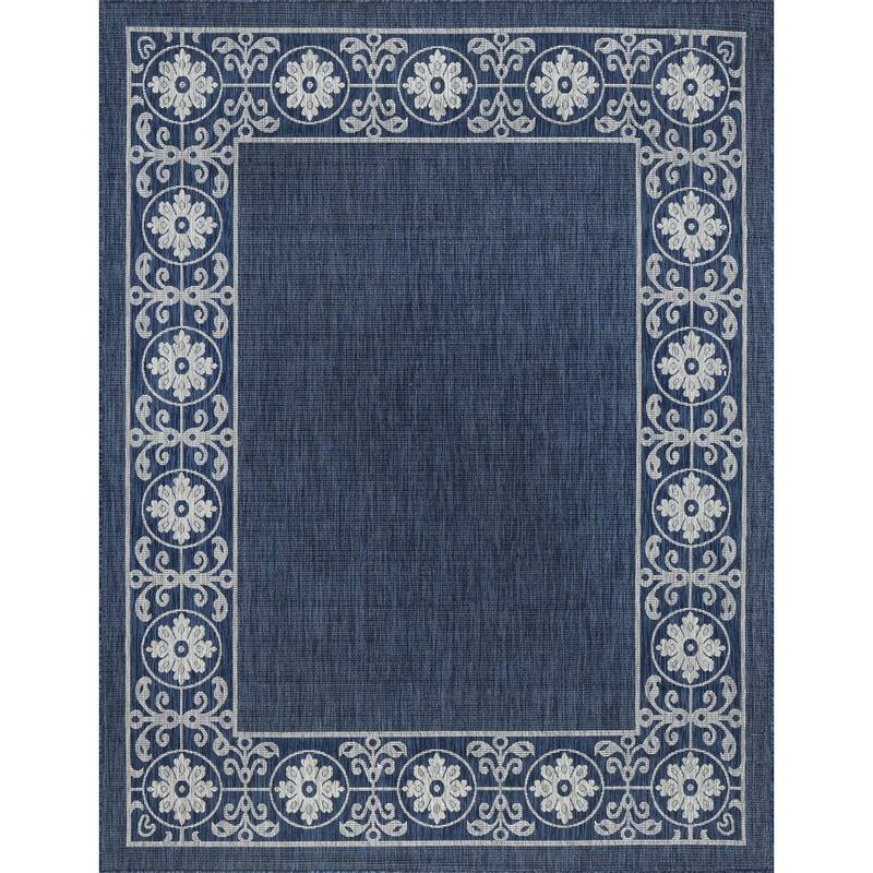 Colonnade Traditional Border Indoor/Outdoor Area Rug
