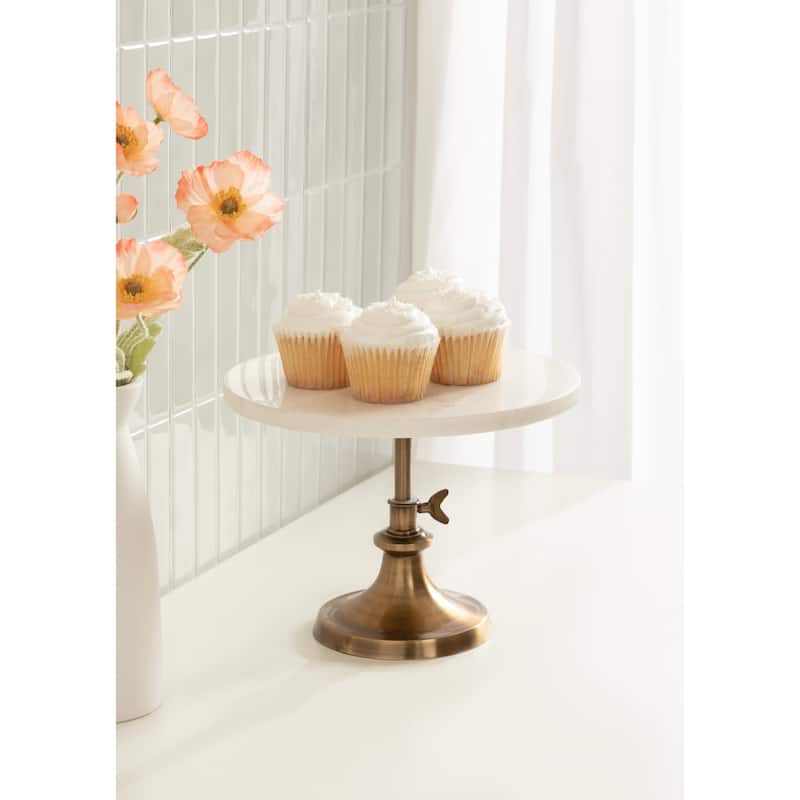 Kate and Laurel Engles Round Cake Stand - 10" Diameter