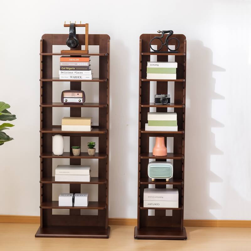 Adjustable Wood Bookshelf, Bookcase, Storage Shelves
