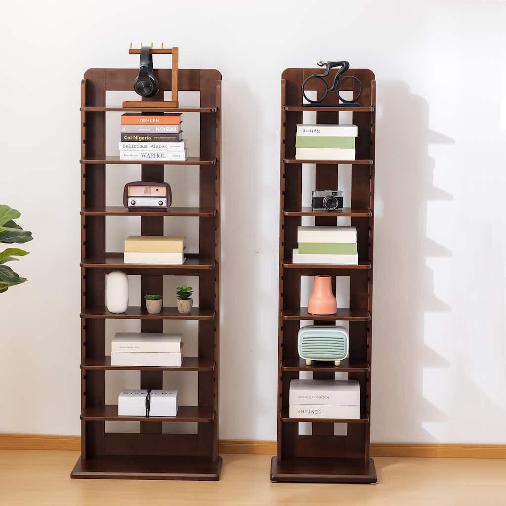 Adjustable Wood Bookshelf, Bookcase, Storage Shelves