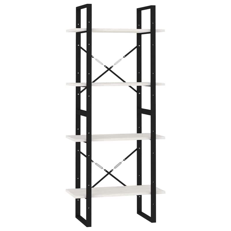 vidaXL Bookshelf Book Cabinet Shelving Unit for Living Room Engineered Wood