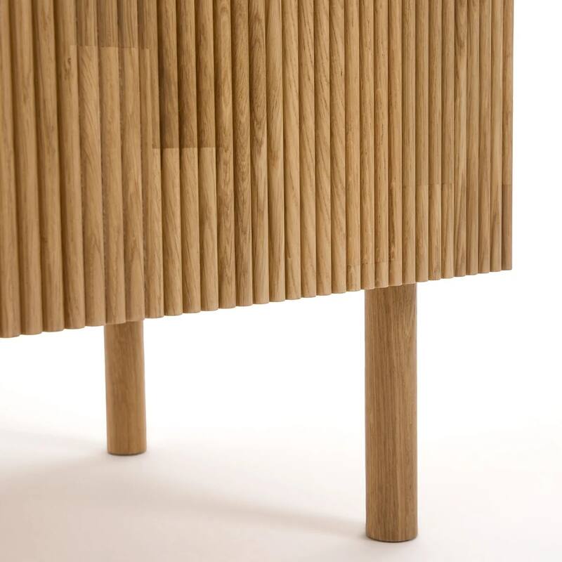 Bilbao Solid Oak Vinyl Cabinets - N/A