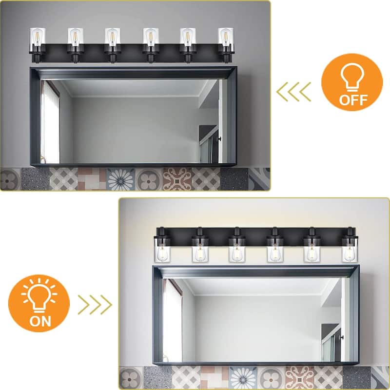 Vinluz Vanity Lights Matte Black