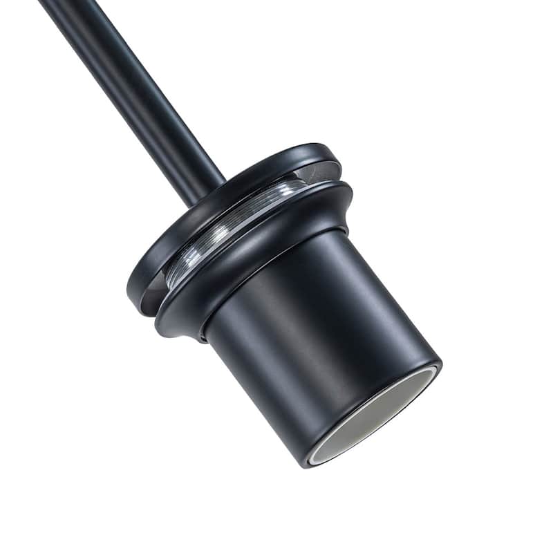 Glam 7-Light Tinted Gradual Blue Glass Globe Kitchen Island Chandelier