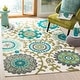preview thumbnail 4 of 46, SAFAVIEH Handmade Cedar Brook Izetta Modern Cotton Rug 3' x 5' - Ivory/Light Blue