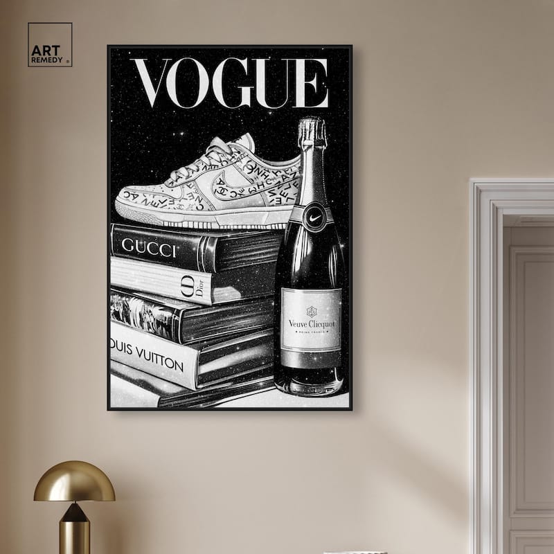 Sneaker Glitz and Glam Cover II Canvas by Art Remedy
