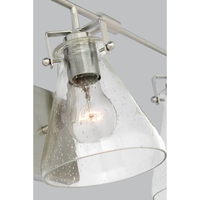Jaden modern industrial 3-light indoor dimmable bath vanity wall sconce