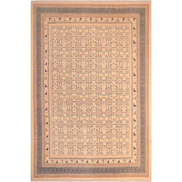 Bohemien Ziegler Vanna Hand Knotted Area Rug -8'3" x 9'11" - 8 ft. 3 in. X 9 ft. 11 in.. Opens flyout.