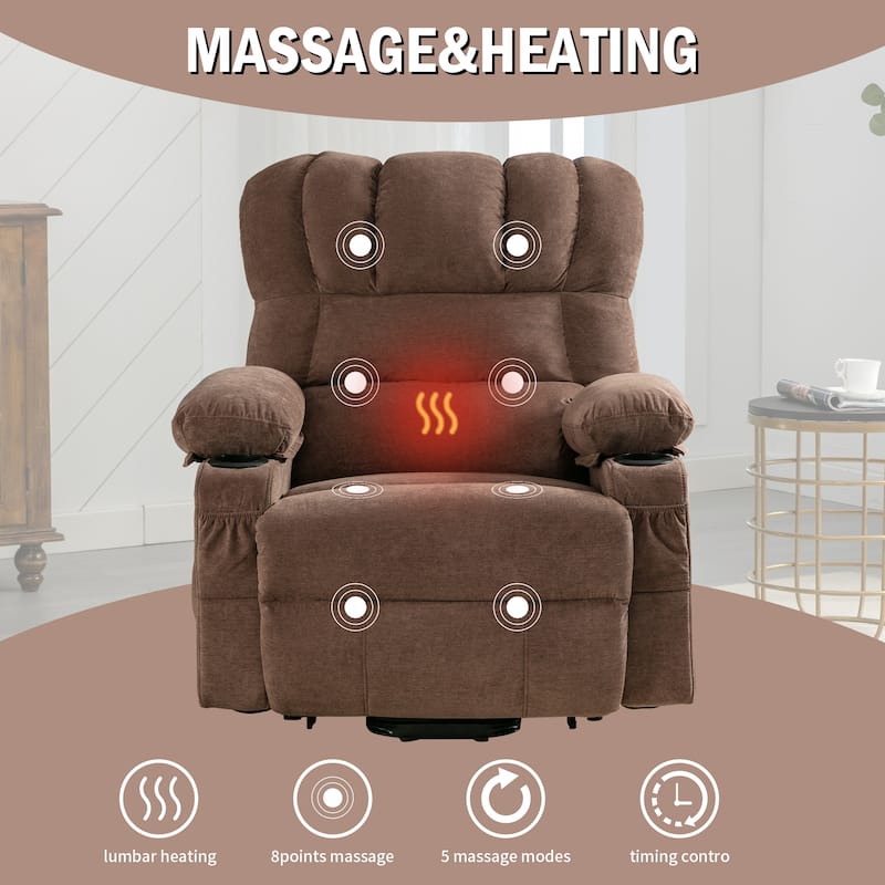 Power Electric massage lift lounge chair, suitable for the elderly