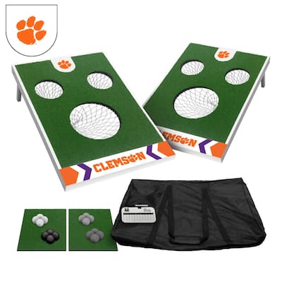 Clemson University Tigers Chip Shot Golf Cornhole Set