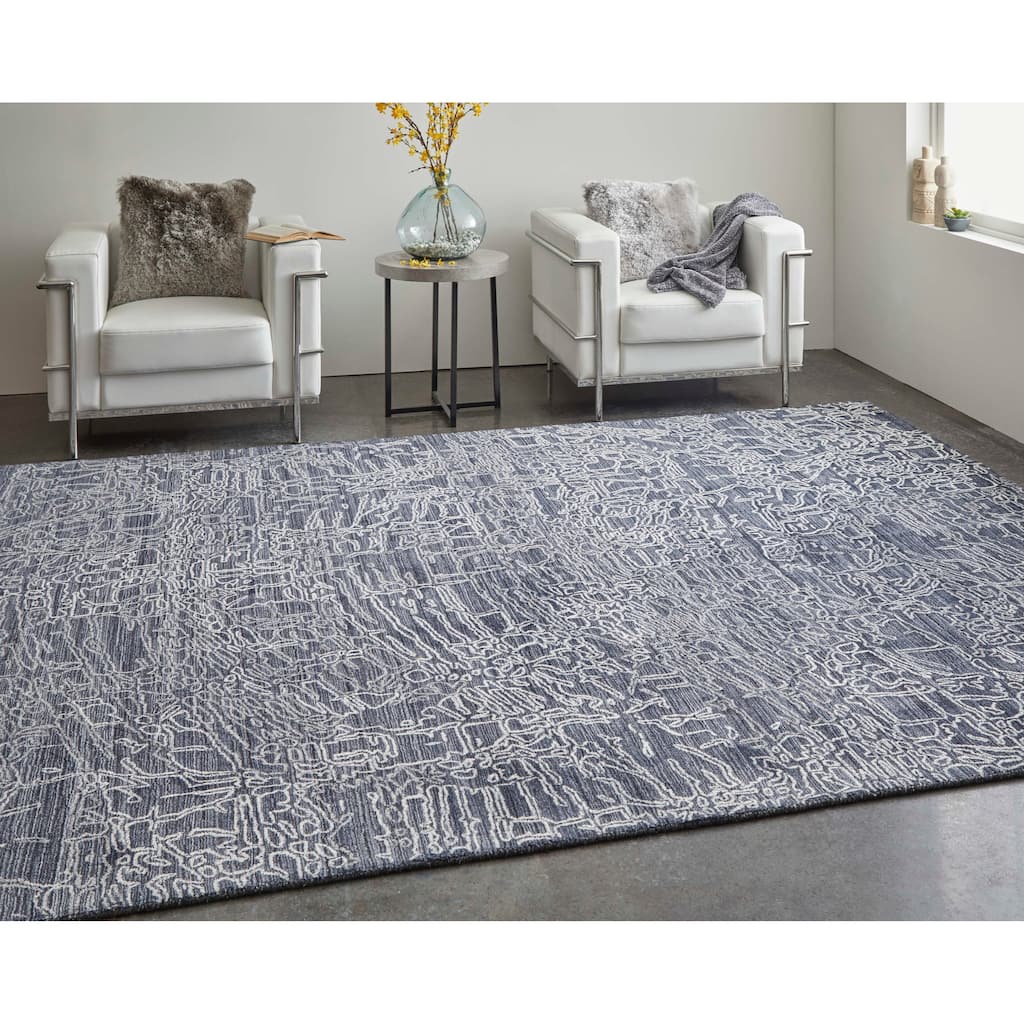 Grand Bazaar Archor Hand Woven Abstract Modern Area Rug
