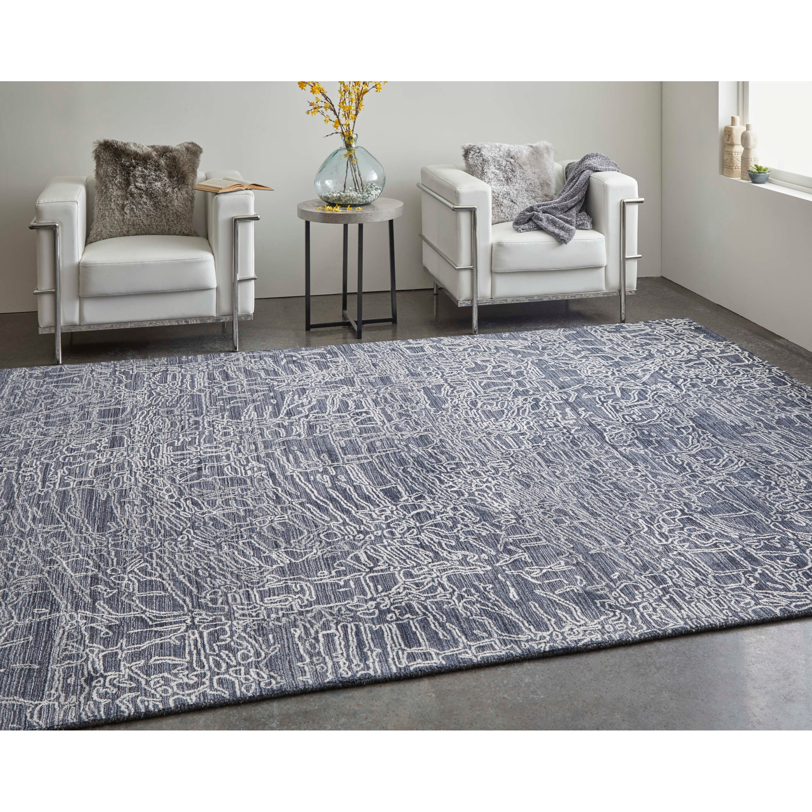 Grand Bazaar Archor Hand Woven Abstract Modern Area Rug