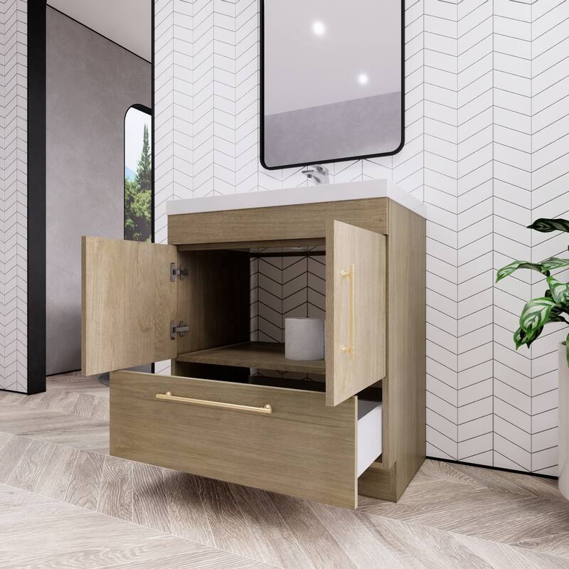 Eliza 30'' Freestanding Vanity with Single Sink