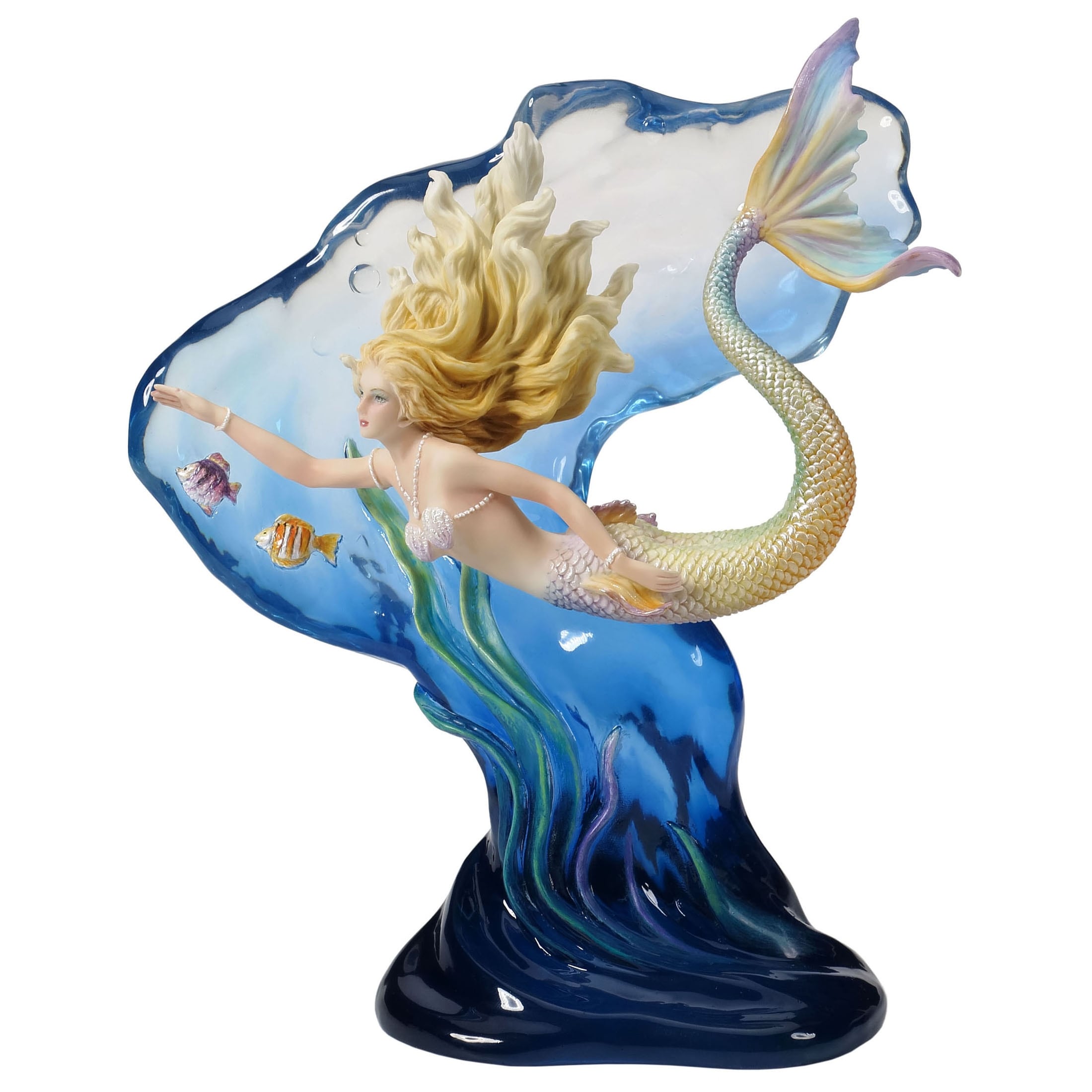 9.06 in H Heart Of The Ocean, Poly Resin