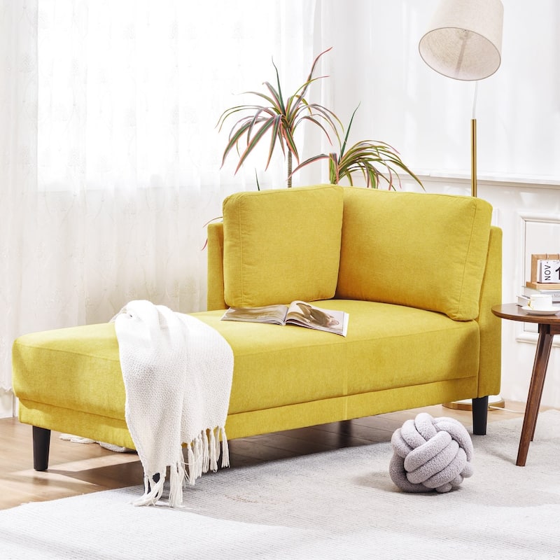 65" Fabric Corner Lounge Chair - 65.25" x 32.00"
