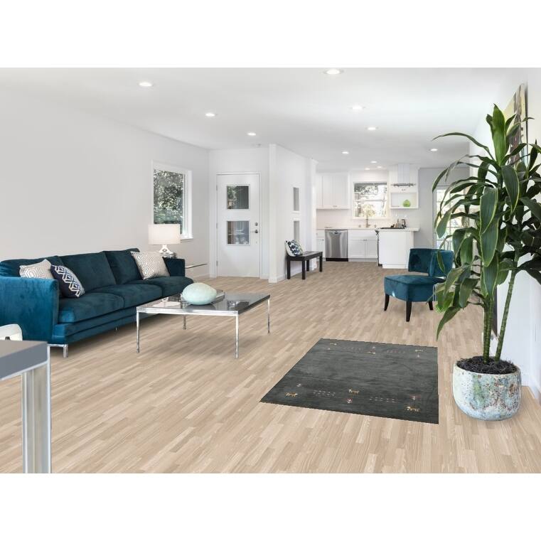 Dark Green Gabbeh Indian Accent Rug Handmade Tribal Wool Carpet - 2'11" x 4'10"