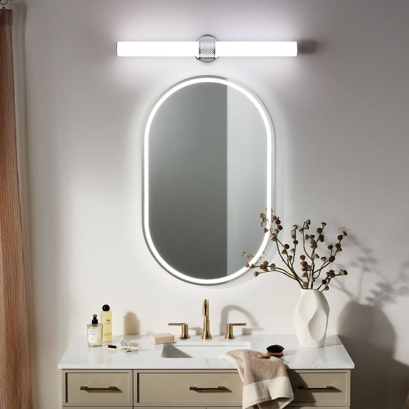 Kichler 55193LED Sashi 32" Wide LED Bath Bar with White Glass Shade