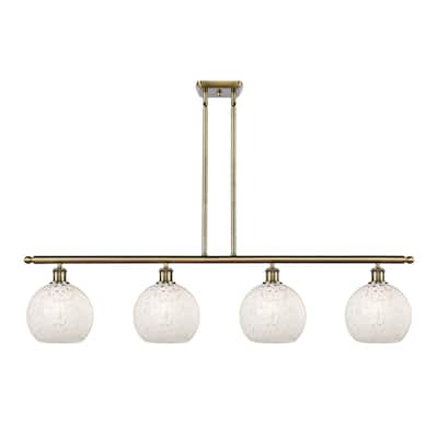Innovations Lighting 516-4I-11-48-White Mouchette-Indoor Pendant Large