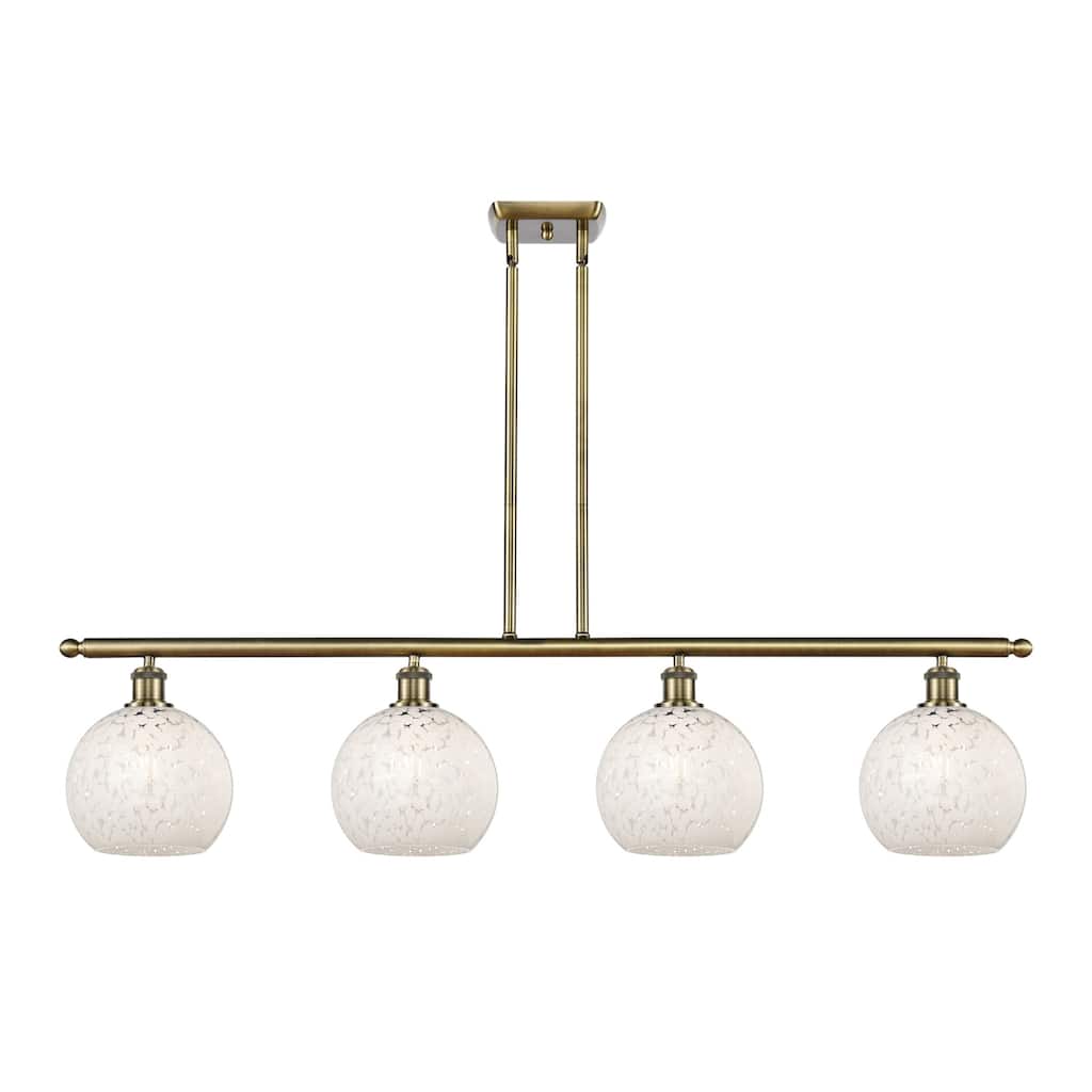 Innovations Lighting 516-4I-11-48-White Mouchette-Indoor Pendant Large