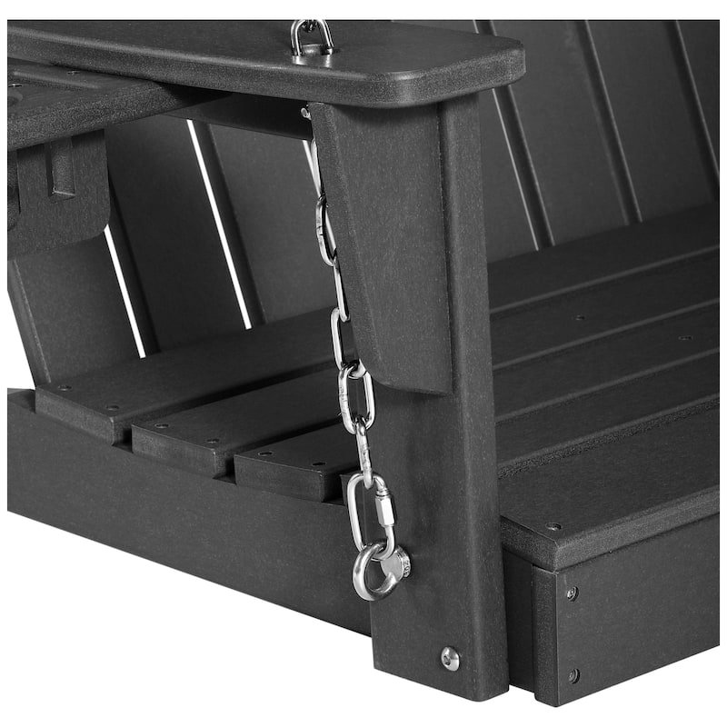 Hanniford Poly Adirondack 50 Inch Porch Swing