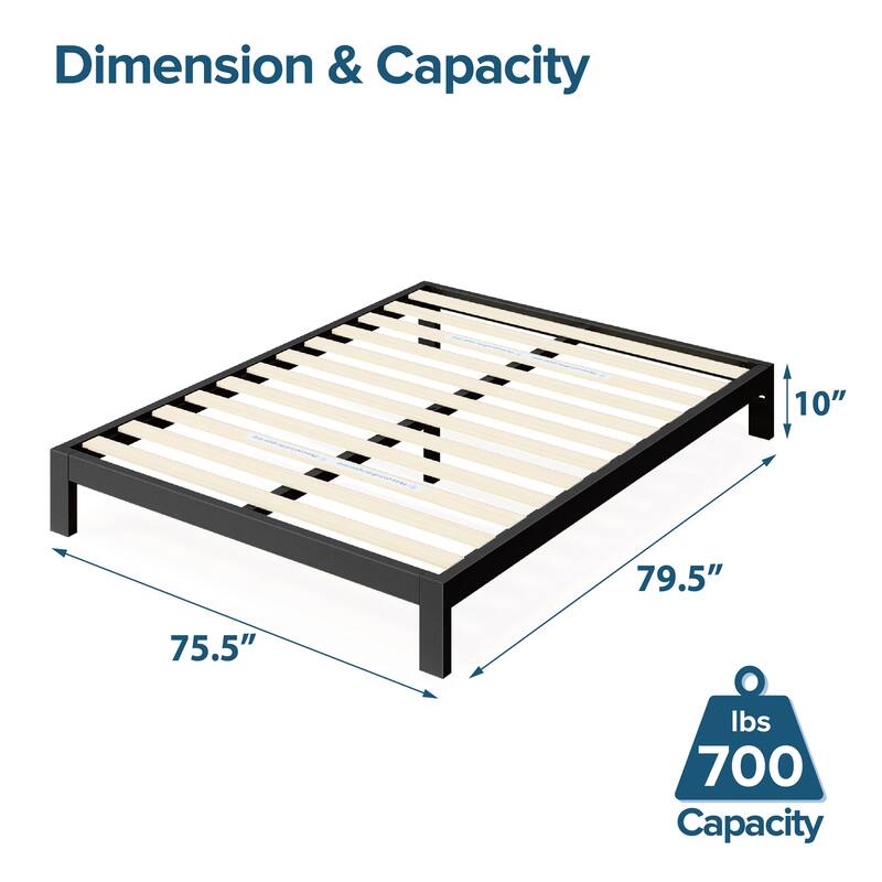 Priage by ZINUS Metal Platform Bed Frame